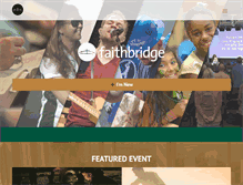 Tablet Screenshot of faithbridge.org
